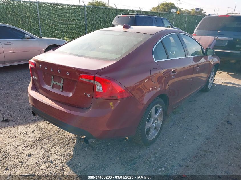 2012 Volvo S60 T5 VIN: YV1622FSXC2118407 Lot: 37488260