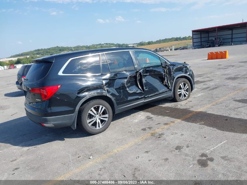 2016 Honda Pilot Ex-L VIN: 5FNYF6H81GB081410 Lot: 37488486