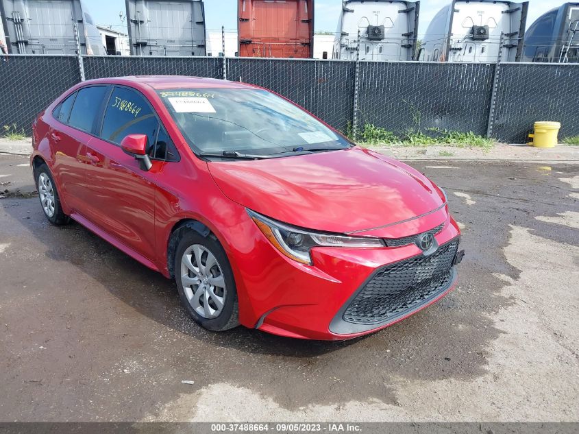 2020 Toyota Corolla Le VIN: JTDEPRAE9LJ035604 Lot: 37488664