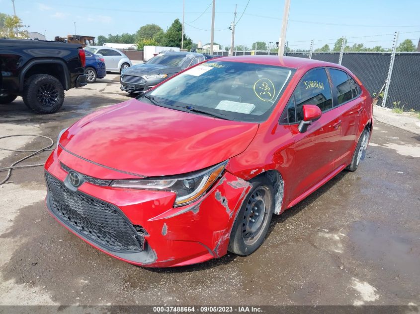 2020 Toyota Corolla Le VIN: JTDEPRAE9LJ035604 Lot: 37488664