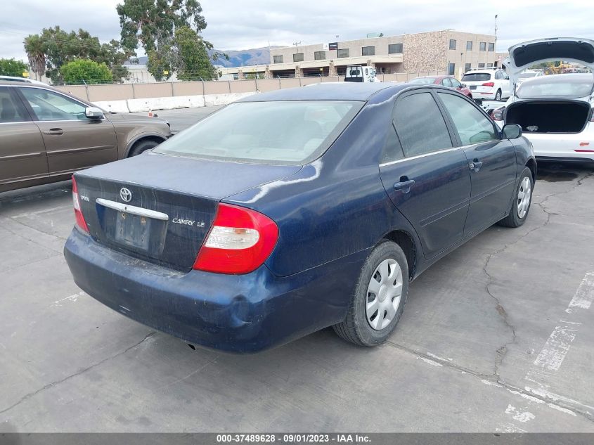 2003 Toyota Camry Le VIN: 4T1BE32K73U168222 Lot: 37489628