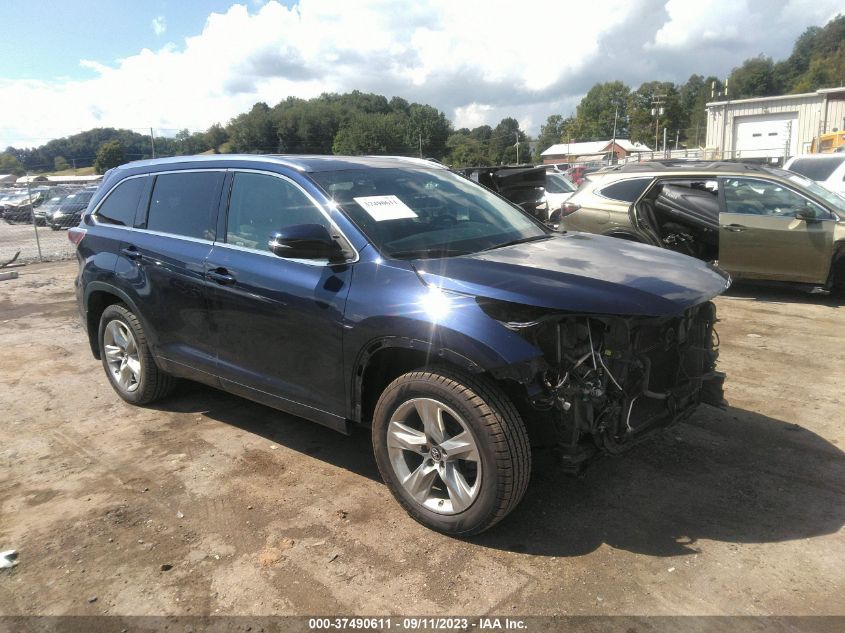 2016 Toyota Highlander Hybrid Limited VIN: 5TDDCRFH0GS019603 Lot: 37490611