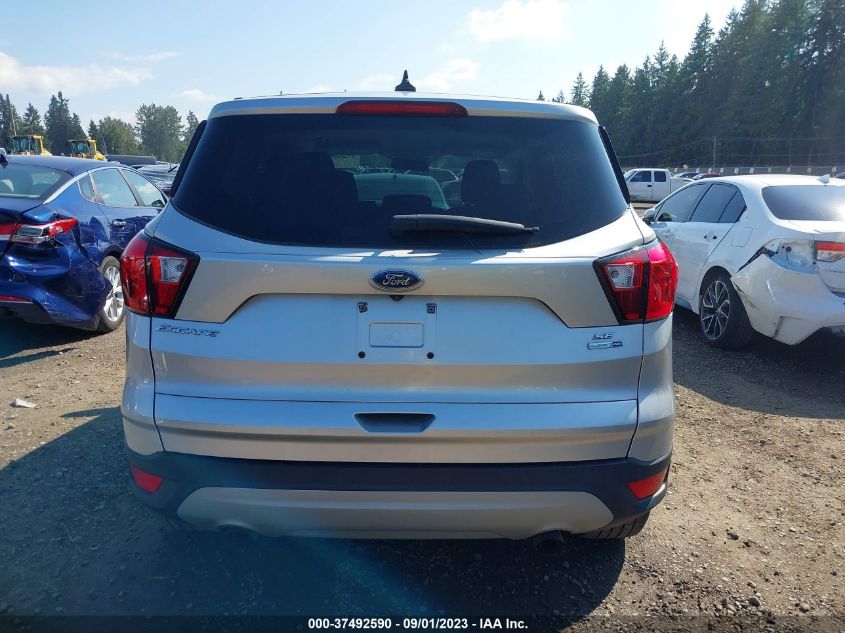 2019 Ford Escape Se VIN: 1FMCU9GD9KUC06262 Lot: 37492590