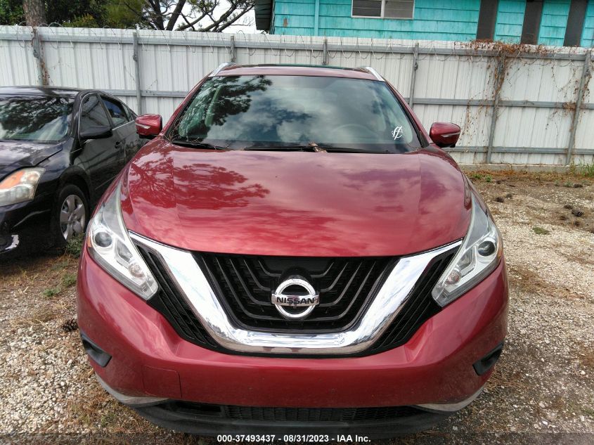 2015 Nissan Murano Platinum VIN: 5N1AZ2MH5FN235507 Lot: 37493437