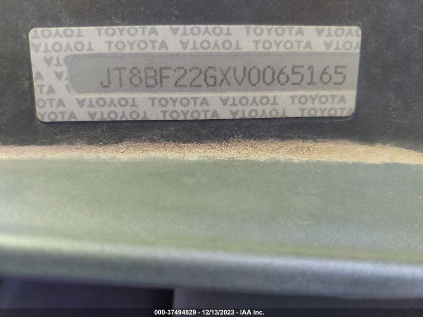 1997 Lexus Es 300 Luxury Sport Sdn Base (A4) VIN: JT8BF22GXV0065165 Lot: 37494829