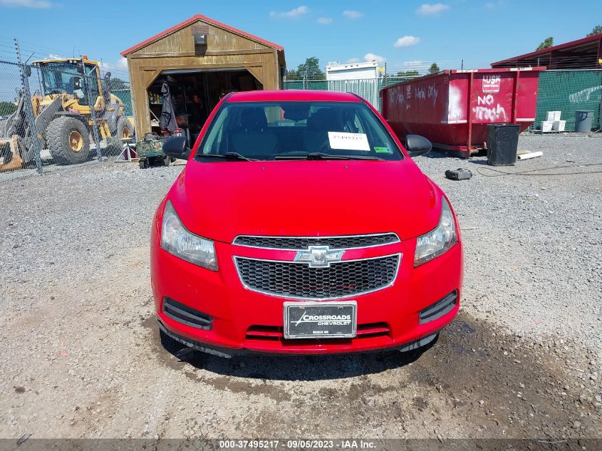 2014 Chevrolet Cruze Ls Manual VIN: 1G1PB5SH6E7270575 Lot: 37495217