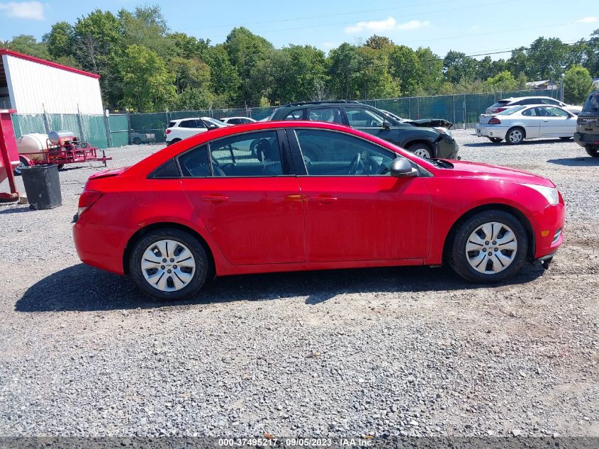 2014 Chevrolet Cruze Ls Manual VIN: 1G1PB5SH6E7270575 Lot: 37495217