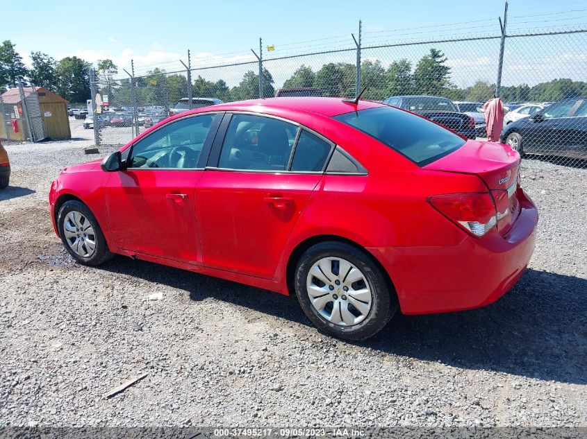 2014 Chevrolet Cruze Ls Manual VIN: 1G1PB5SH6E7270575 Lot: 37495217