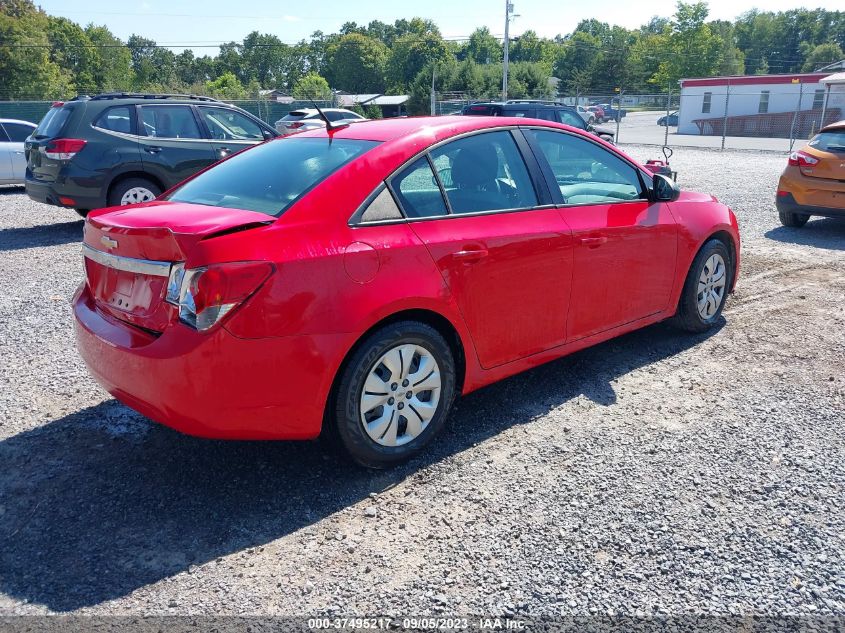 2014 Chevrolet Cruze Ls Manual VIN: 1G1PB5SH6E7270575 Lot: 37495217