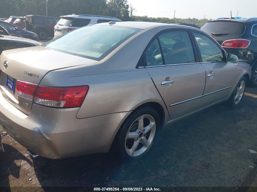 2008 Hyundai Sonata Se V6/Limited V6 VIN: 5NPEU46F08H299467 Lot: 37495254