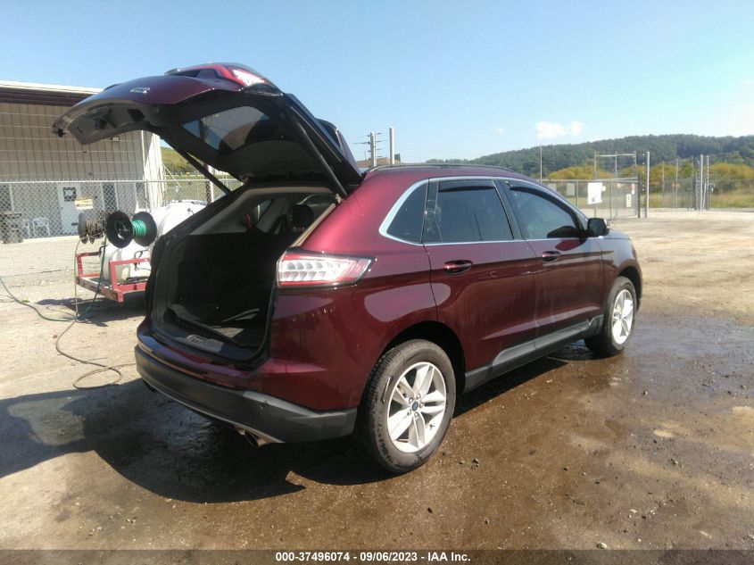 2018 Ford Edge Sel VIN: 2FMPK4J91JBB61031 Lot: 37496074