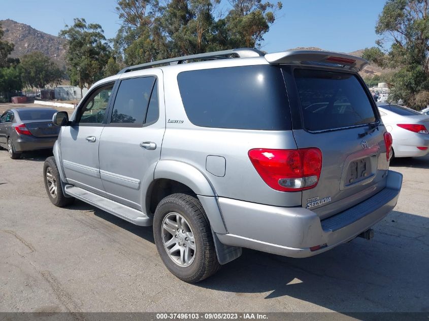 2005 Toyota Sequoia Limited VIN: 5TDZT38A15S260330 Lot: 37496103