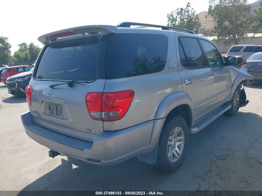 2005 Toyota Sequoia Limited VIN: 5TDZT38A15S260330 Lot: 37496103