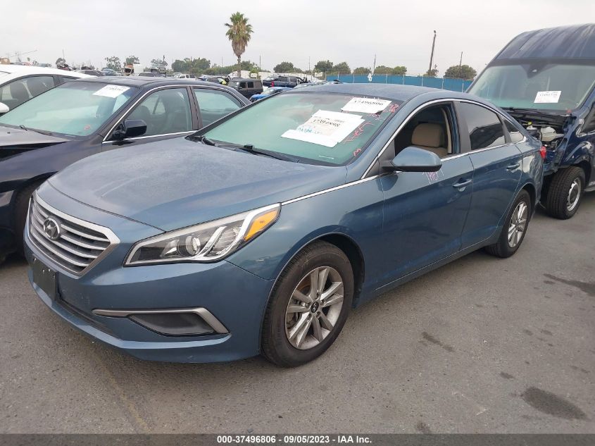 2017 Hyundai Sonata Se VIN: 5NPE24AF3HH565206 Lot: 39444101