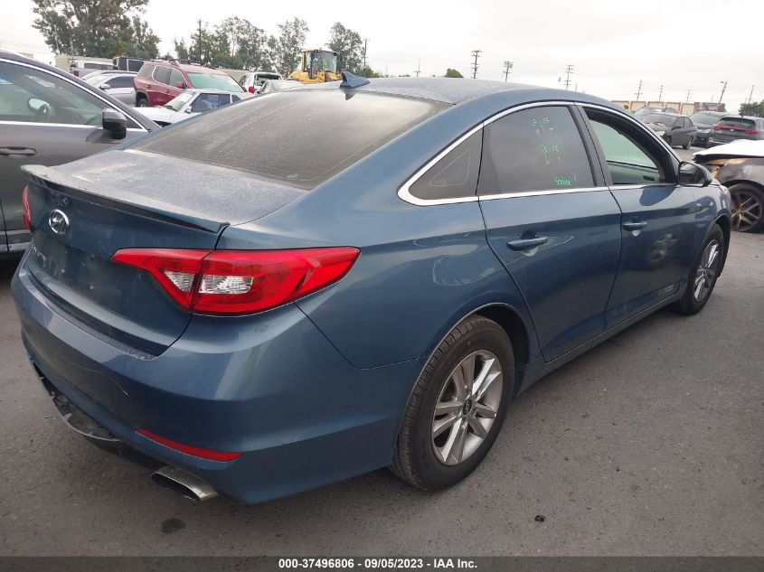 2017 Hyundai Sonata Se VIN: 5NPE24AF3HH565206 Lot: 39444101