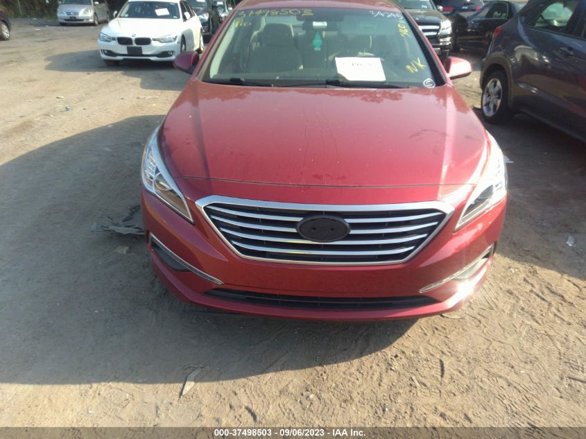 2015 Hyundai Sonata Se VIN: 5NPE24AF0FH208868 Lot: 37498503