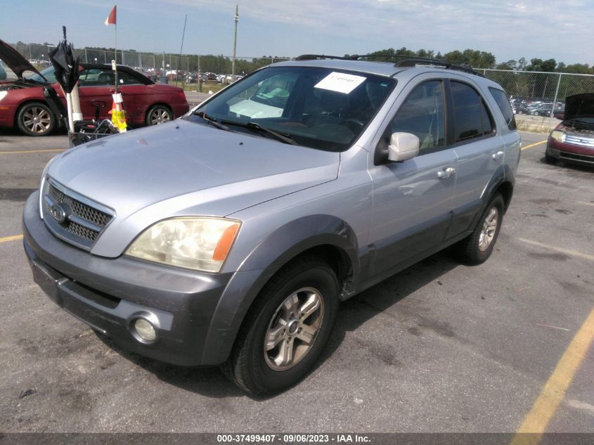 2004 Kia Sorento Ex/Lx VIN: KNDJD733945280145 Lot: 37499407