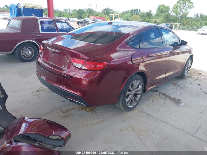 2015 Chrysler 200 S VIN: 1C3CCCBB7FN758714 Lot: 37499990