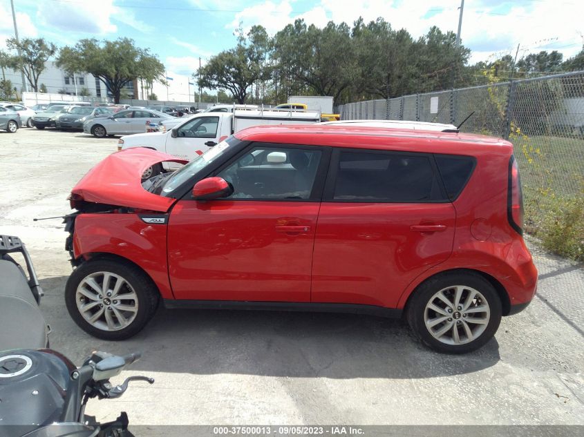 2019 Kia Soul + VIN: KNDJP3A5XK7661895 Lot: 37500013