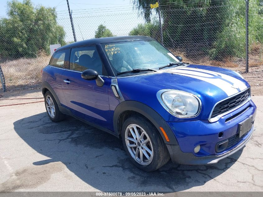 2013 Mini Cooper Paceman S VIN: WMWSS5C5XDWN49292 Lot: 37500078