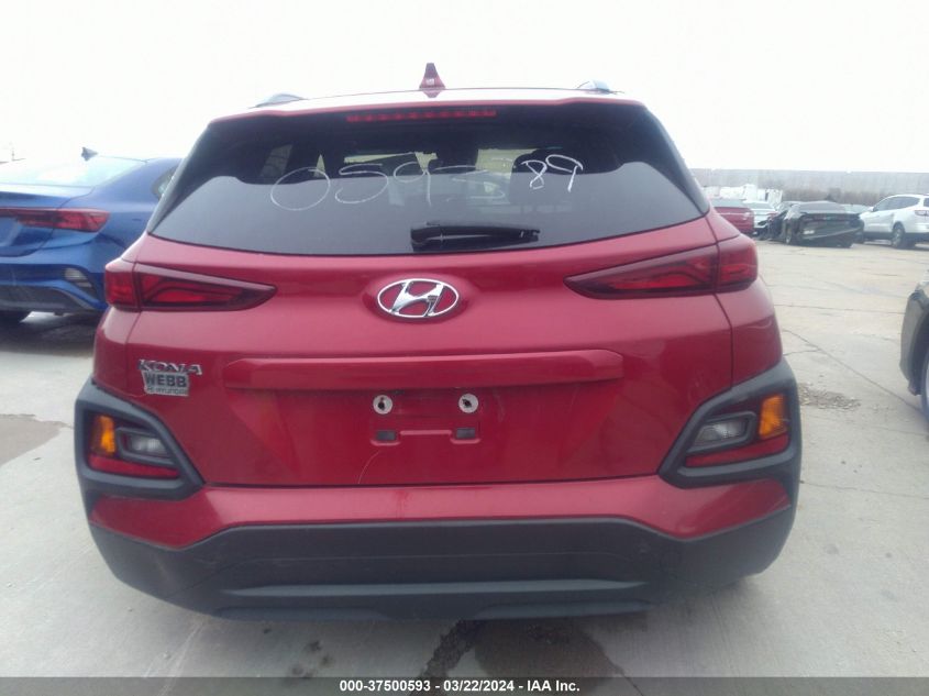 2019 Hyundai Kona Sel VIN: KM8K62AA7KU241555 Lot: 37500593