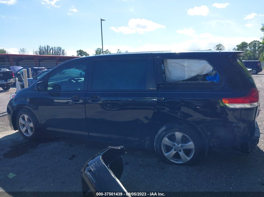 2014 Toyota Sienna L V6 7 Passenger VIN: 5TDZK3DCXES457376 Lot: 37501439