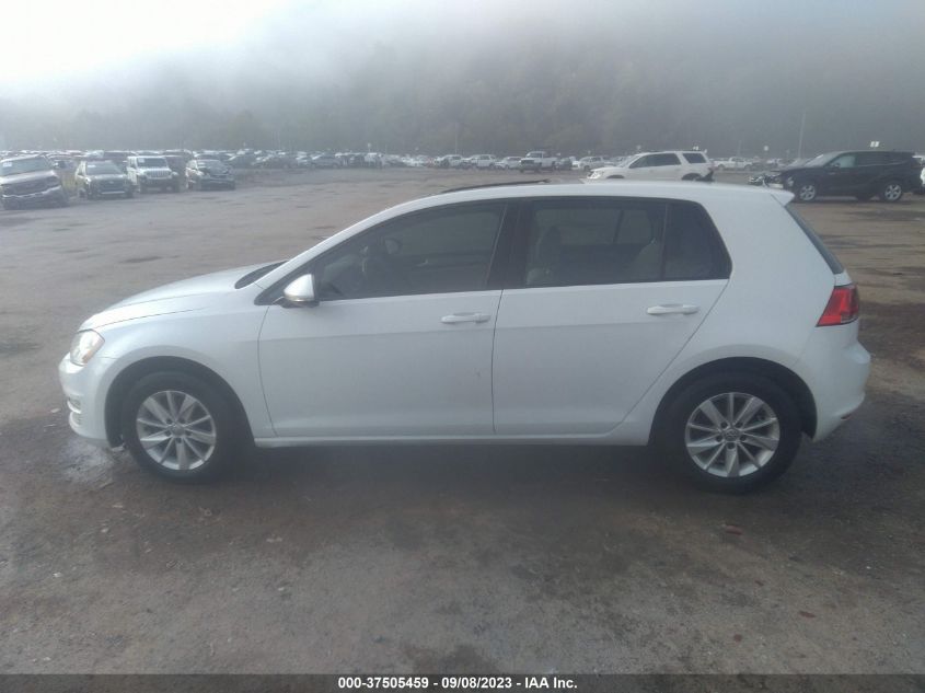 2015 Volkswagen Golf Tsi S W/Sunroof VIN: 3VW217AU7FM033645 Lot: 37505459