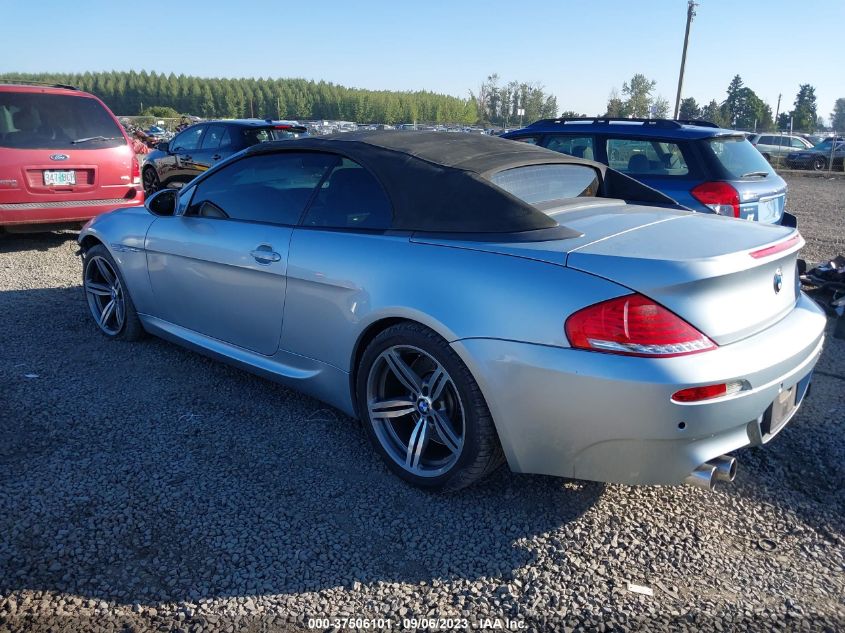 2010 BMW M6 VIN: WBSEK9C5XACY80256 Lot: 37506101