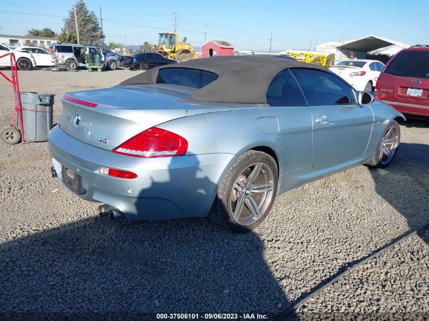 2010 BMW M6 VIN: WBSEK9C5XACY80256 Lot: 37506101