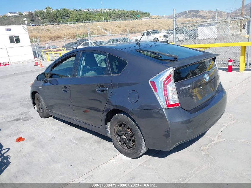 2012 Toyota Prius One/Two/Three/Four/Five VIN: JTDKN3DU0C5433902 Lot: 37508479