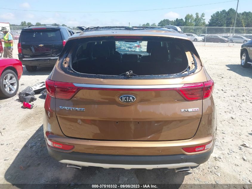 2017 Kia Sportage Sx Turbo VIN: KNDPRCA61H7169357 Lot: 37510332