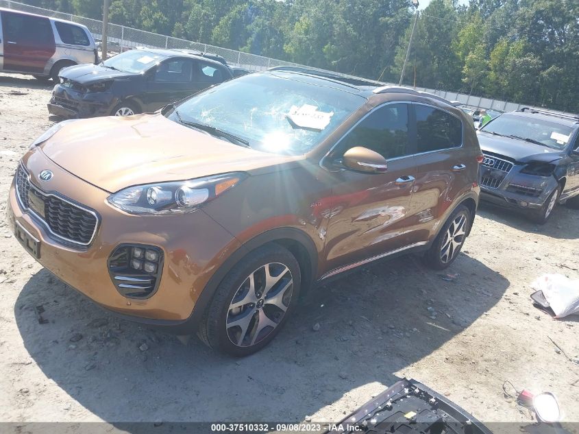 2017 Kia Sportage Sx Turbo VIN: KNDPRCA61H7169357 Lot: 37510332