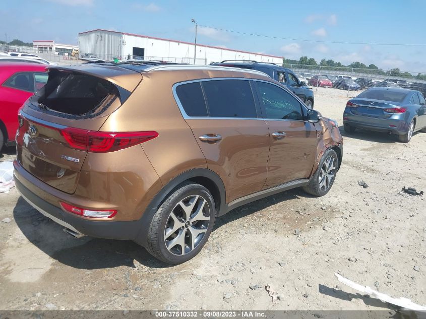 2017 Kia Sportage Sx Turbo VIN: KNDPRCA61H7169357 Lot: 37510332