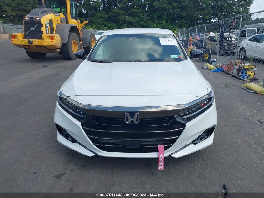 2021 Honda Accord Sedan Sport VIN: 1HGCV1F35MA081262 Lot: 37511645