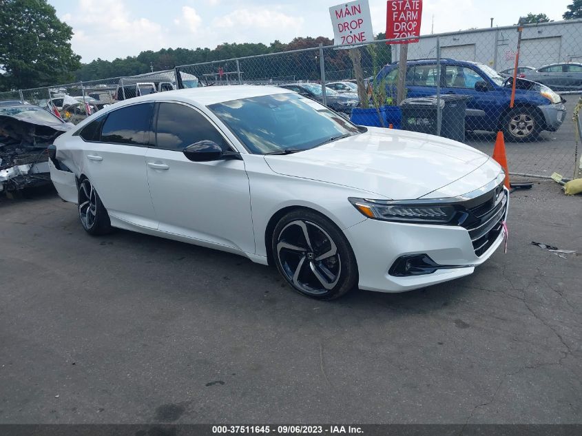 2021 Honda Accord Sedan Sport VIN: 1HGCV1F35MA081262 Lot: 37511645