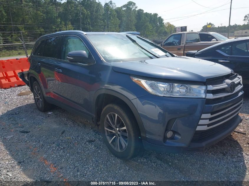 2019 Toyota Highlander Xle VIN: 5TDKZRFHXKS318790 Lot: 37511715