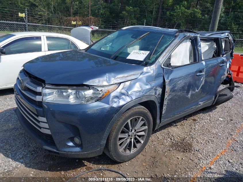 2019 Toyota Highlander Xle VIN: 5TDKZRFHXKS318790 Lot: 37511715