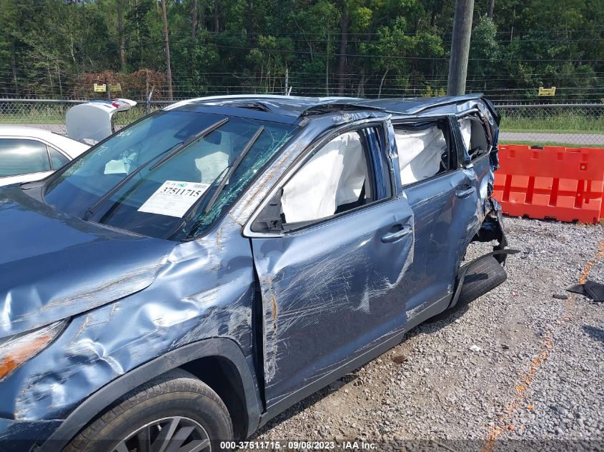 2019 Toyota Highlander Xle VIN: 5TDKZRFHXKS318790 Lot: 37511715