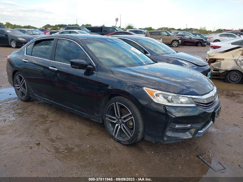 1HGCR2F16HA302558 2017 Honda Accord Sedan Sport Se