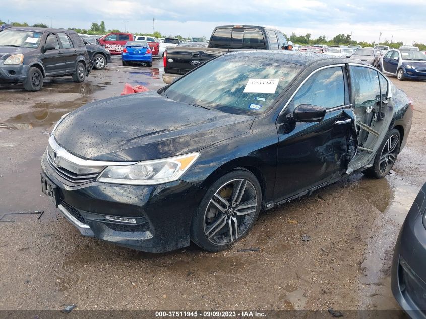 1HGCR2F16HA302558 2017 Honda Accord Sedan Sport Se