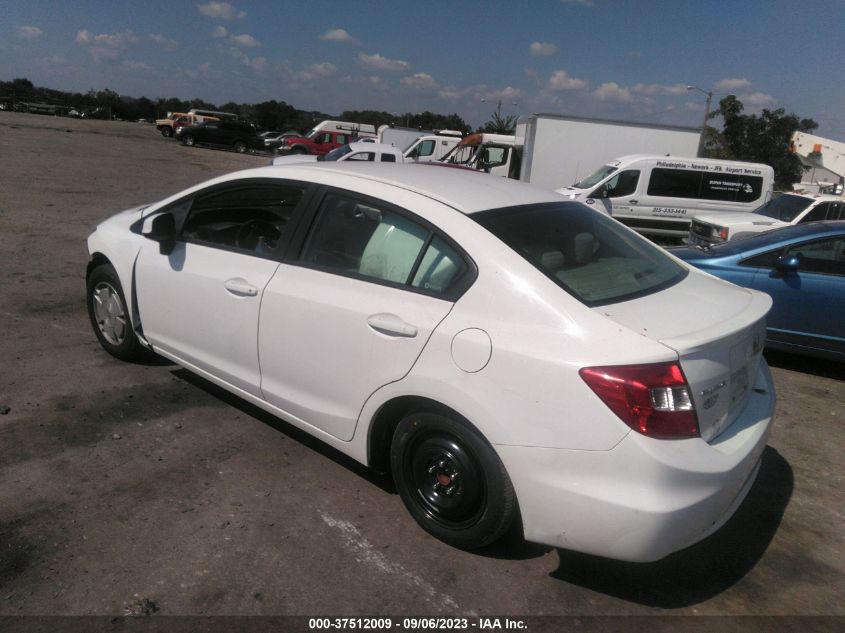 2012 Honda Civic Hf VIN: 2HGFB2F68CH331986 Lot: 37512009