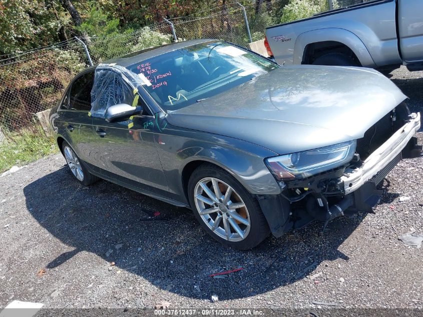 2014 Audi A4 2.0T Premium VIN: WAUFFBFL1EN025602 Lot: 37512437