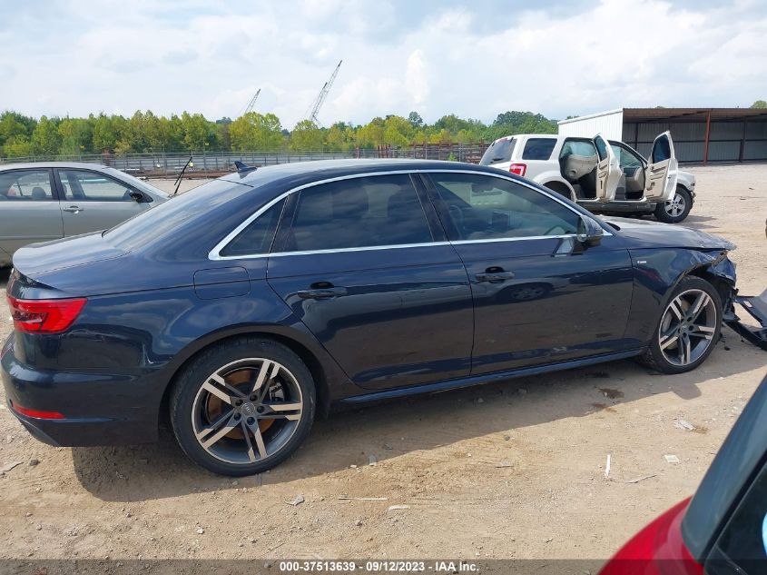 2017 Audi A4 Prestige VIN: WAURNBF42HA168563 Lot: 37513639