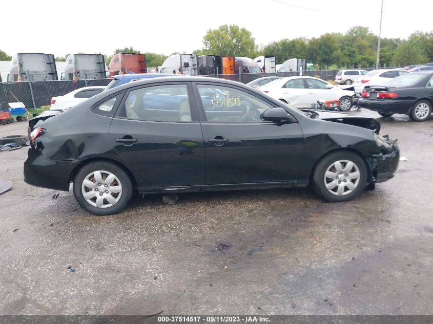 2007 Hyundai Elantra Limited/Gls/Se VIN: KMHDU46D37U202787 Lot: 37514517