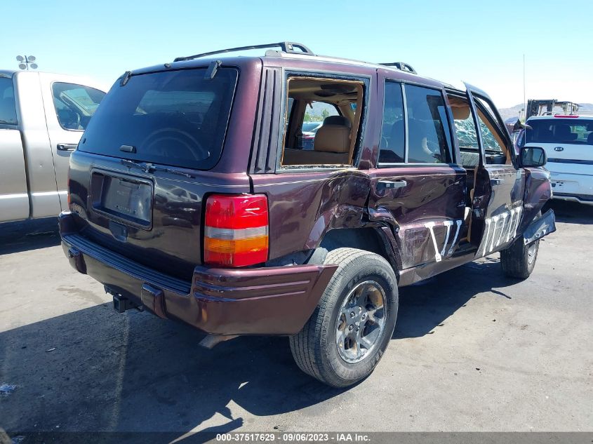 1996 Jeep Grand Cherokee Limited VIN: 1J4FX78S0TC154970 Lot: 37517629