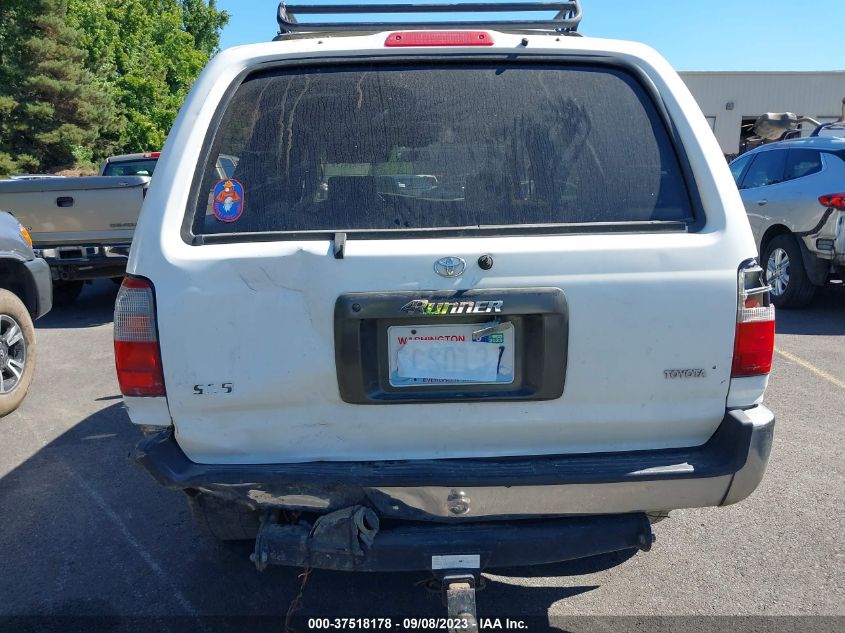 1996 Toyota 4Runner Sr5 VIN: JT3GN86RXT0002173 Lot: 40366883