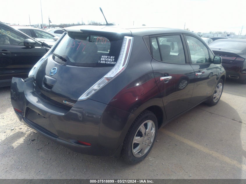 2013 Nissan Leaf S VIN: 1N4AZ0CP6DC402876 Lot: 37518899