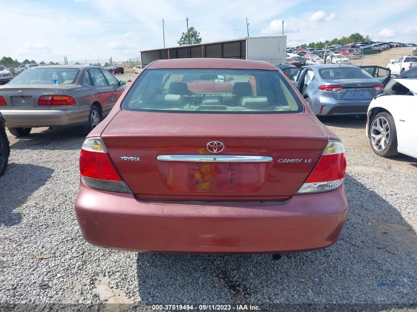 2006 Toyota Camry Le VIN: 4T1BE32K16U109364 Lot: 37519494