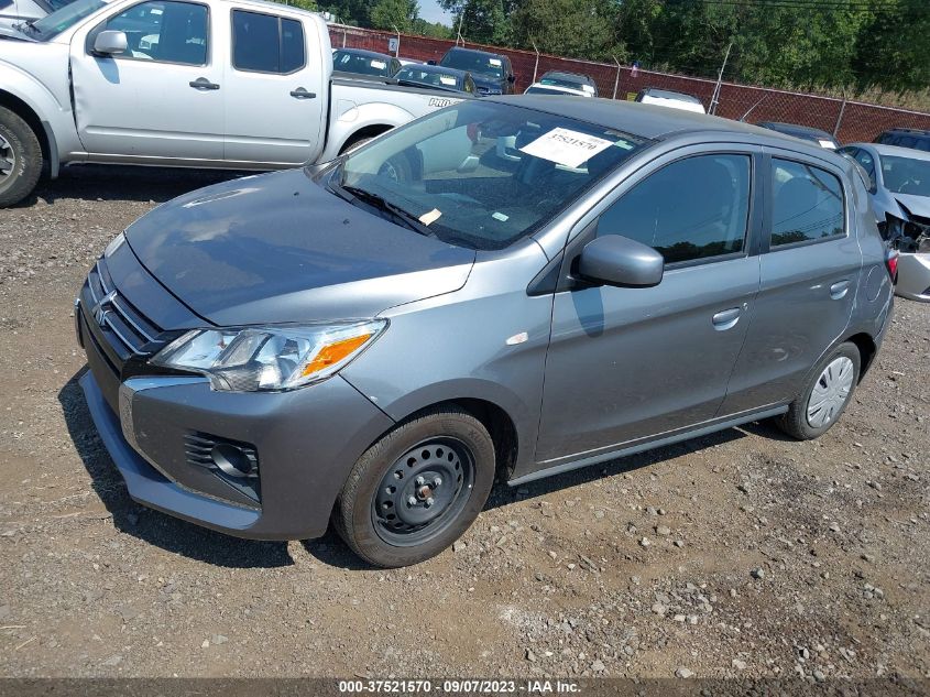 2021 Mitsubishi Mirage Le/Es/Carbonite Edition VIN: ML32AUHJXMH003668 Lot: 37521570