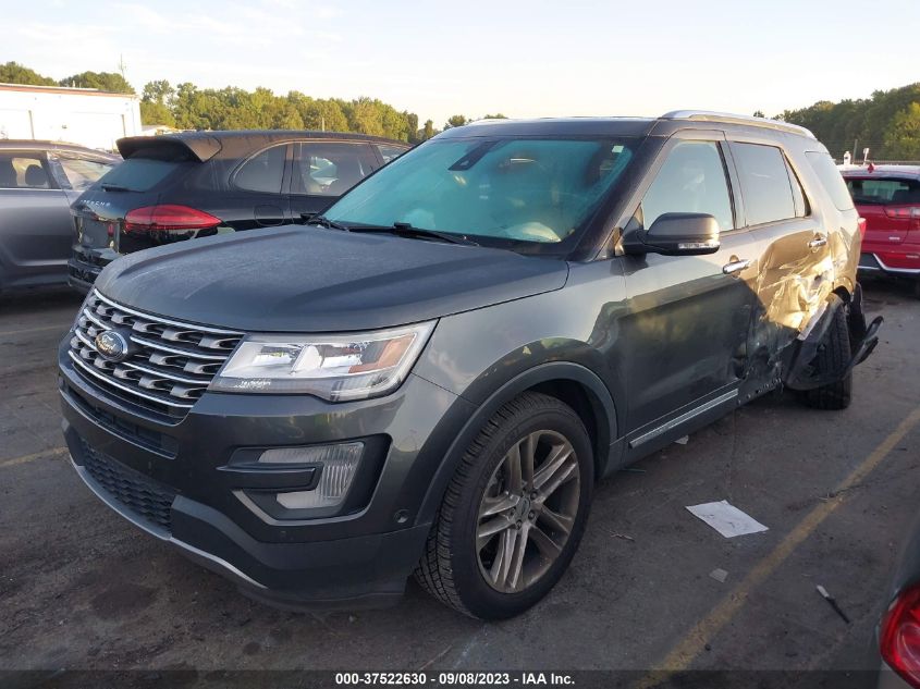 2017 Ford Explorer Limited VIN: 1FM5K7FH5HGD79016 Lot: 37522630